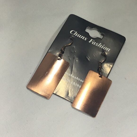 Rectangular Dangle Earrings (UC3) - Picture 3 of 6